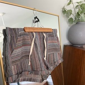 Oddy Boho Beach Multi Stripe Shorts